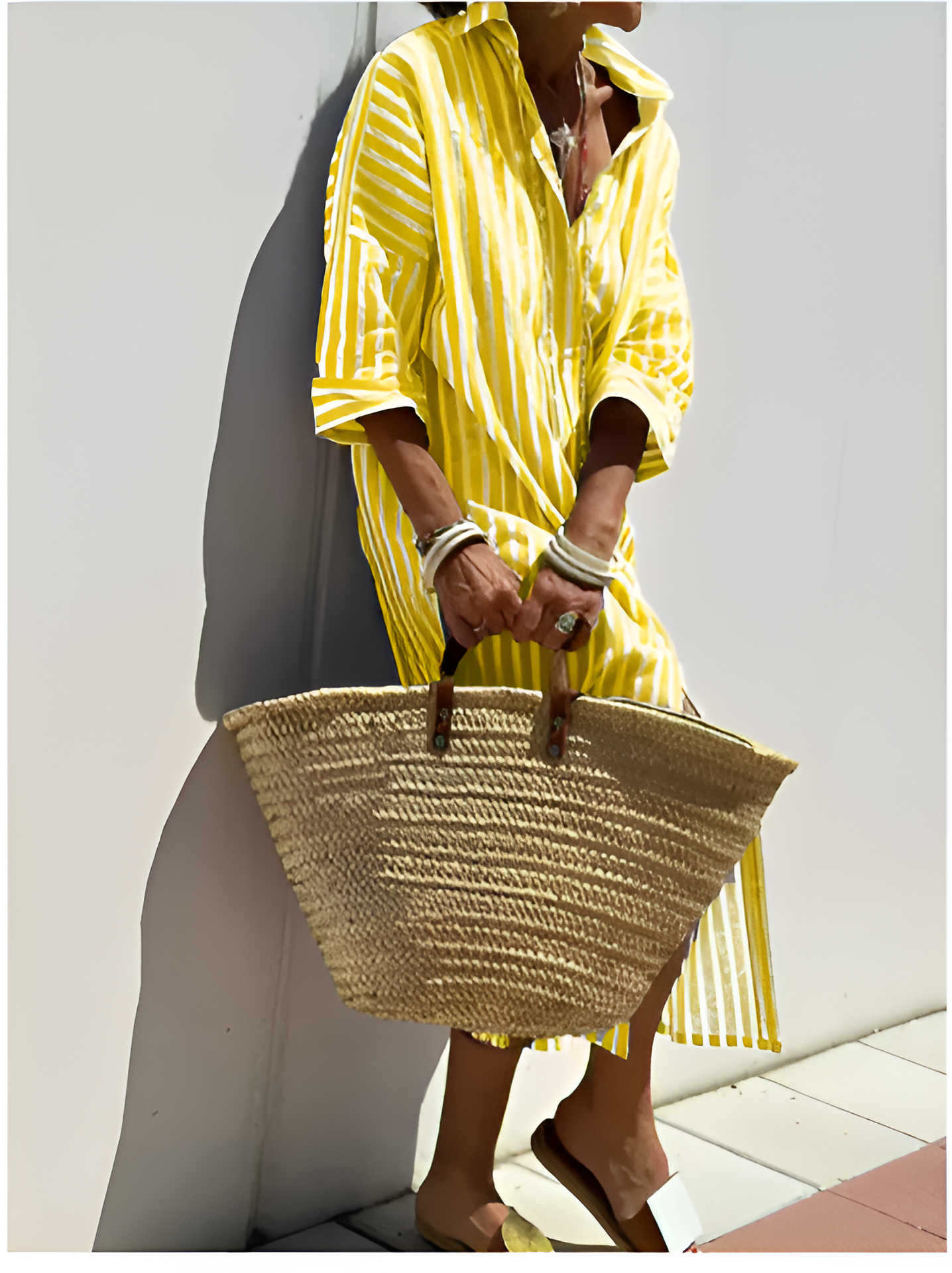 Héloïse™ | Chic Robe Chemise Rayée