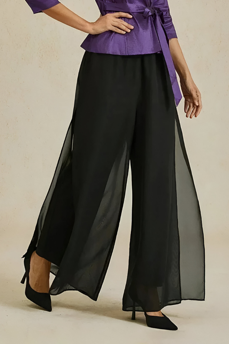 Keva™ | Pantalon Large Fluide Élégant