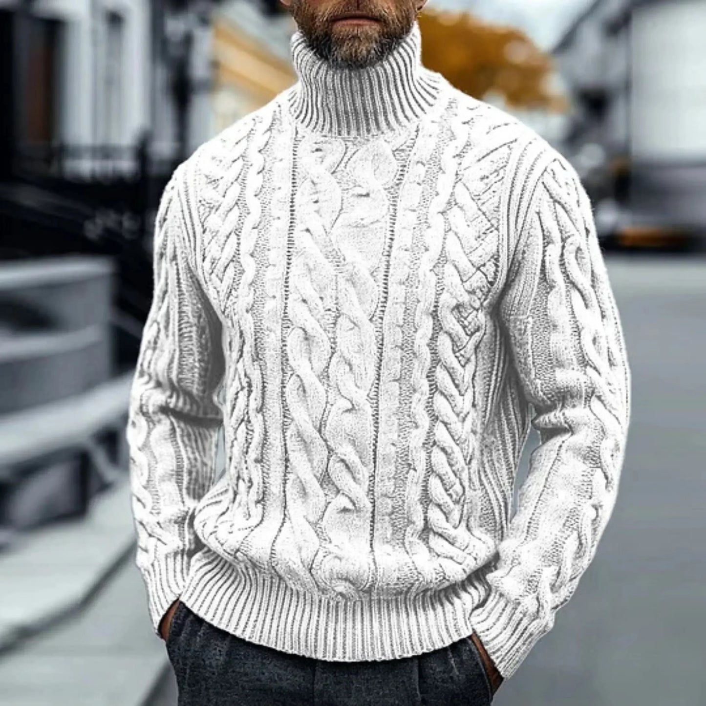 Harald - Vintage Twisted Knit Sweater
