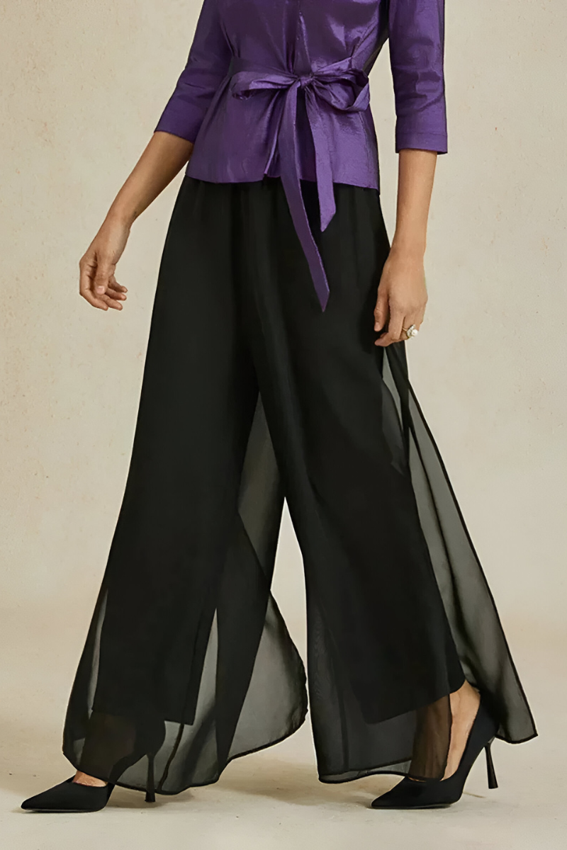 Keva™ | Pantalon Large Fluide Élégant