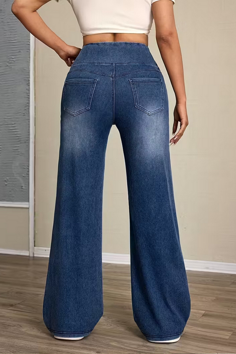 Novi™ | Pantalon Large À Taille Haute