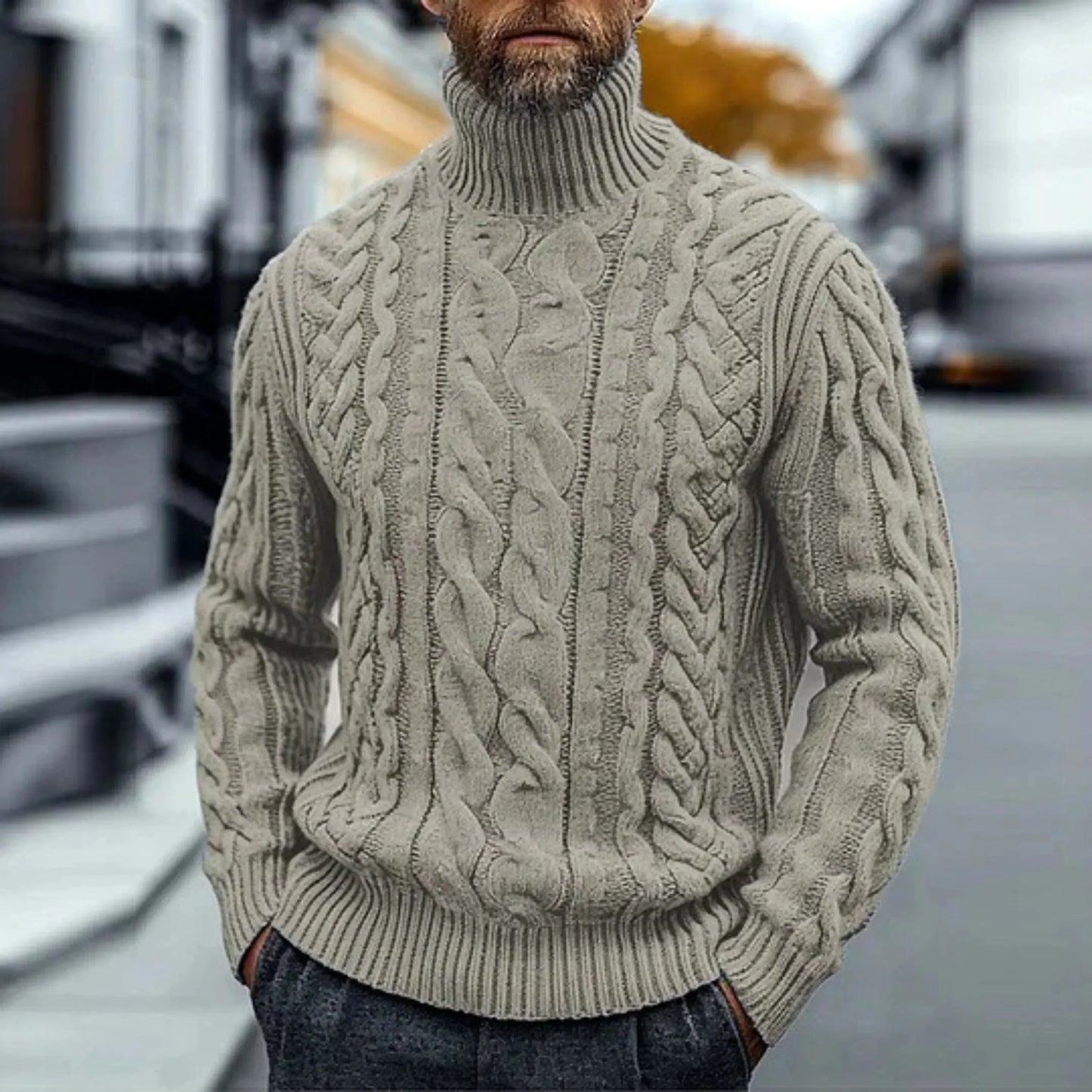 Harald - Vintage Twisted Knit Sweater
