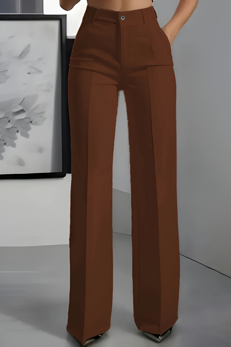 Kiva™ | Pantalon Taille Haute Chic