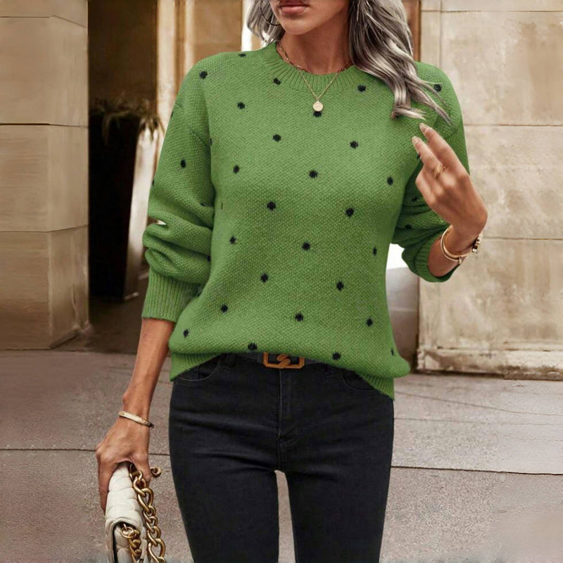 Noémie™ | Élégant Pull à Pois