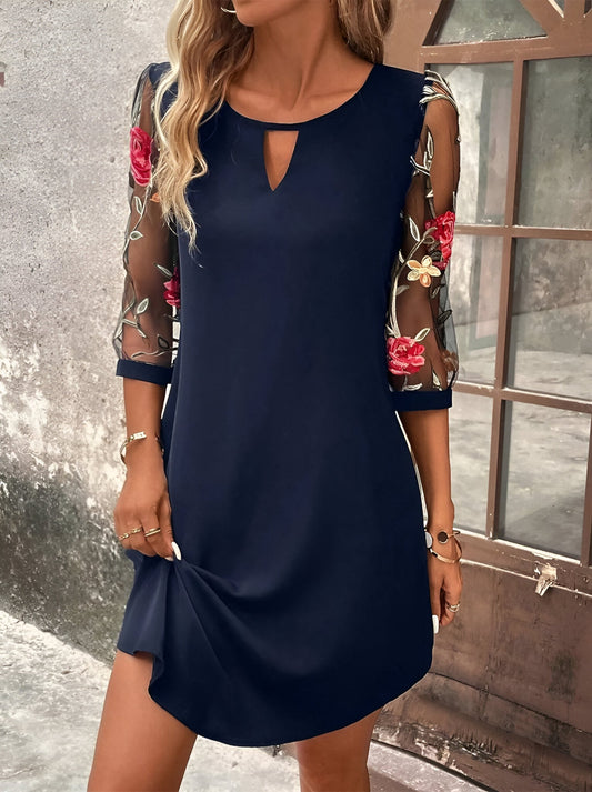 Charlotte™ | Élégante robe d'été à manches décoratives