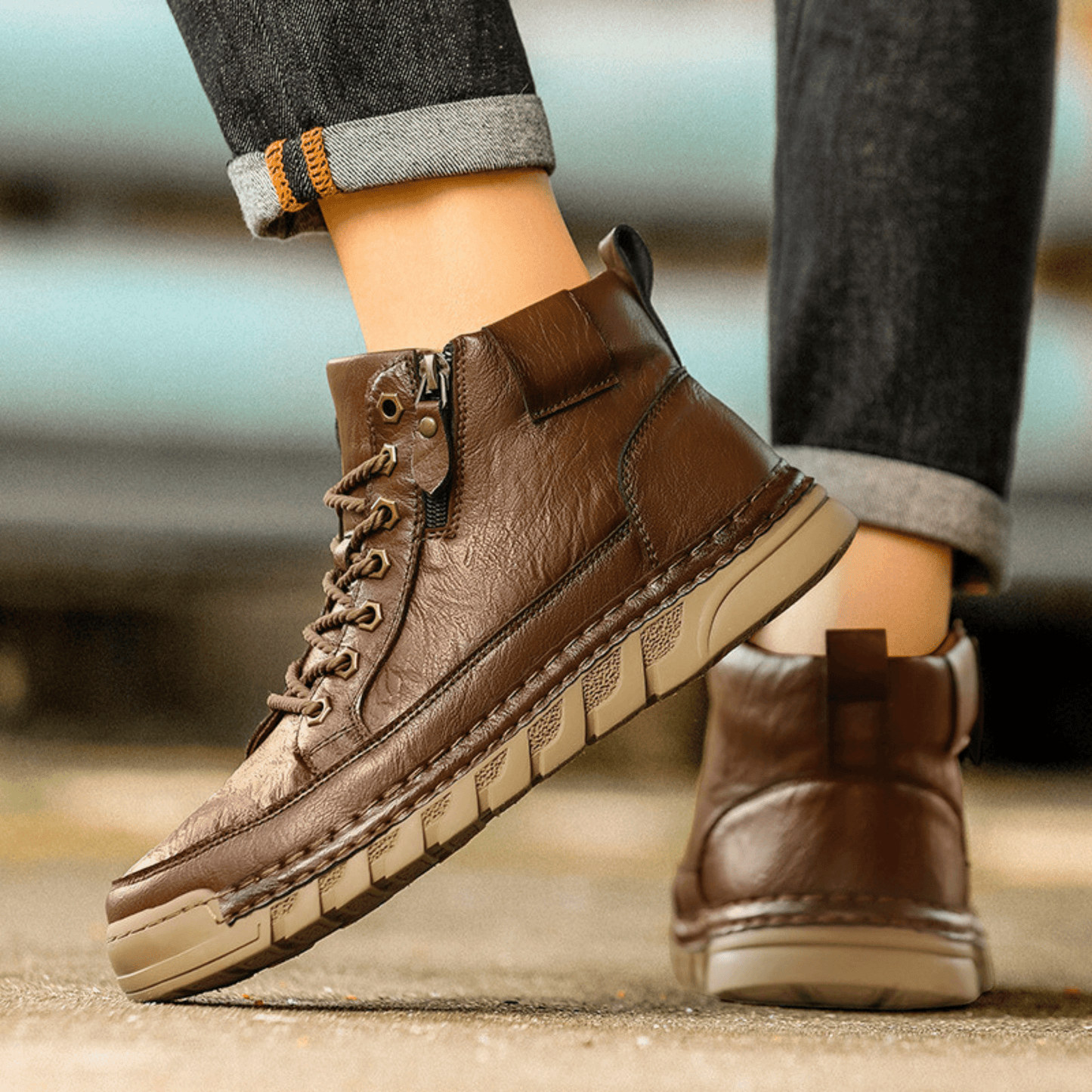 DUMONT LYON | BOTTES EN CUIR POUR HOMME