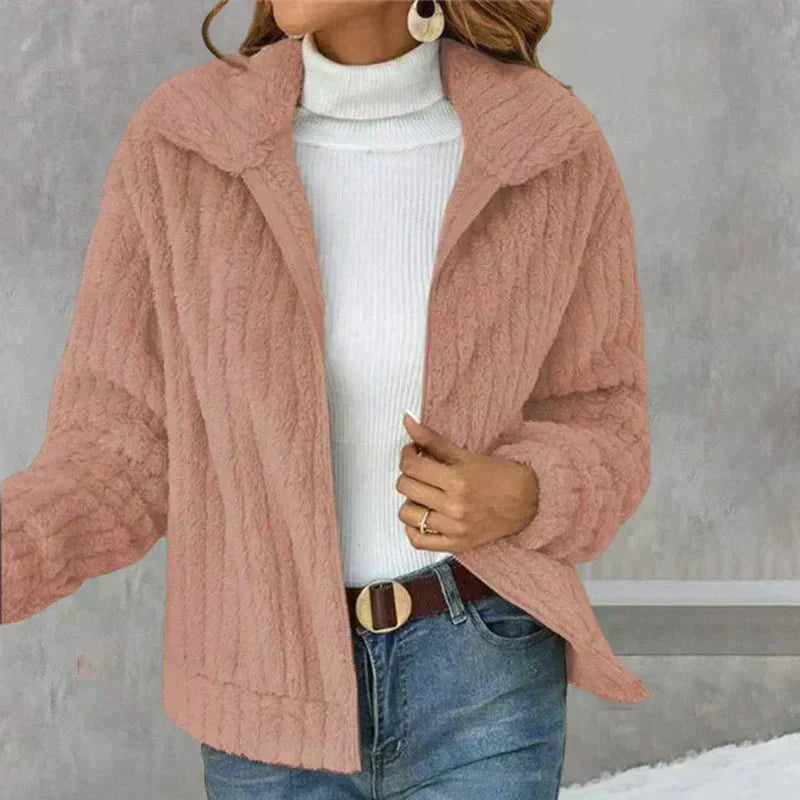 Mandy™ | Cardigan Stylé en Peluche
